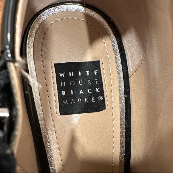 WHBM Black Patent Leather & Suede Booties - Picture 4 of 5